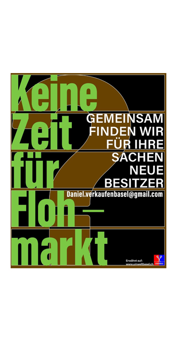 Keine Zeit für Flohmarkt?