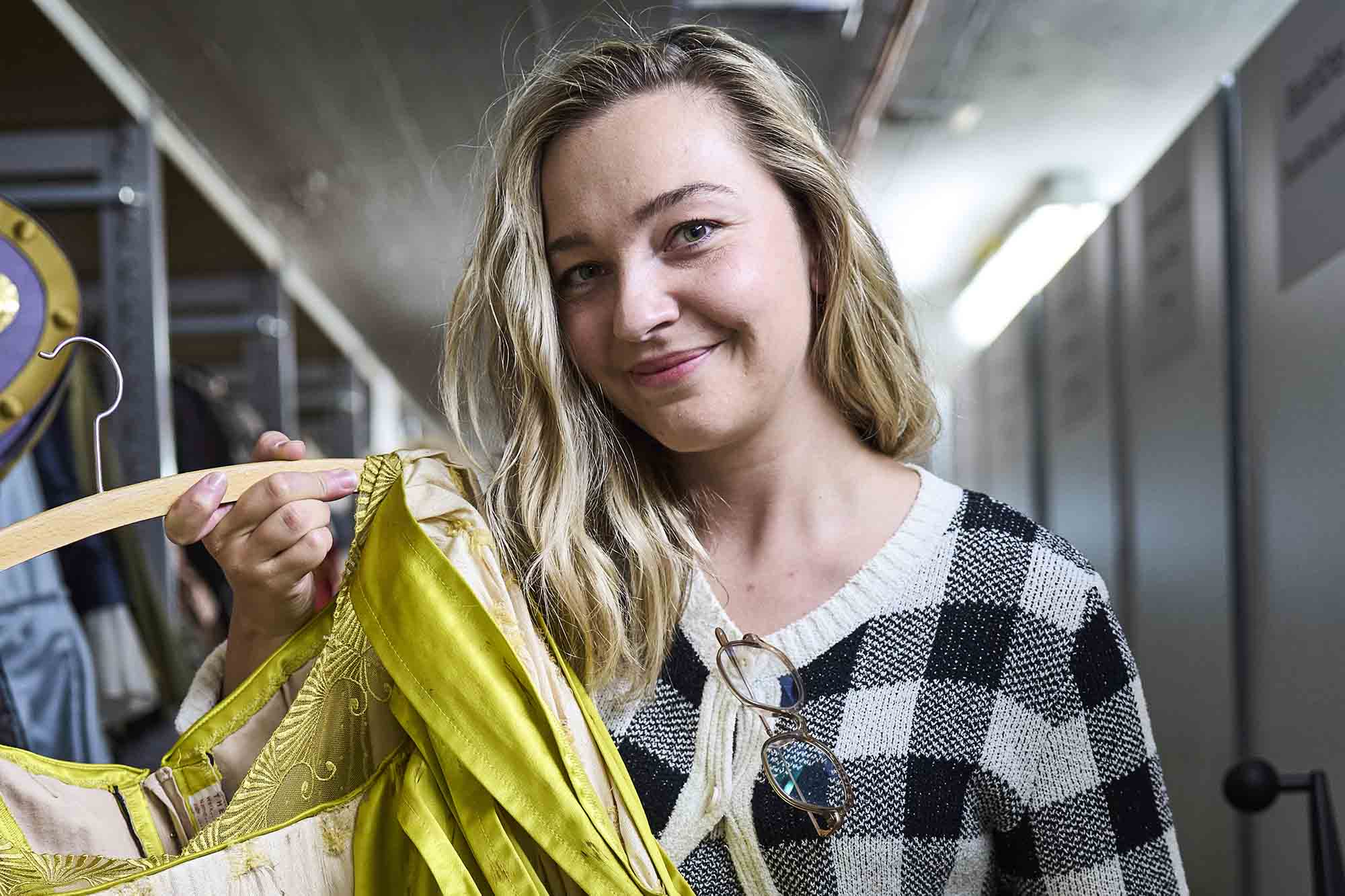 Nadine Apperle ist beim Theater Basel fürs Controlling zuständig und leitet die Arbeitsgruppe Nachhaltigkeit.