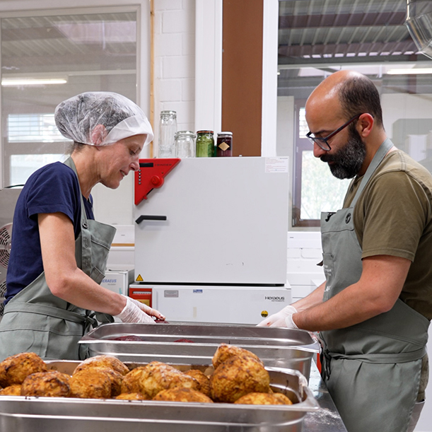 Matteo Leoni und Petra Körner von pureTaste