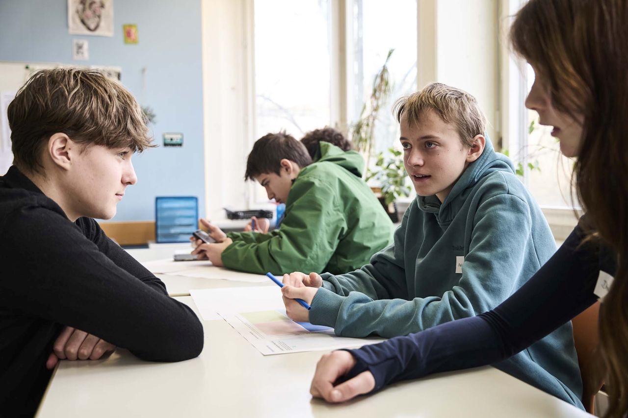 In Gruppen arbeiten die Jugendlichen ein Jahr an einem Klimaschutzprojekt.